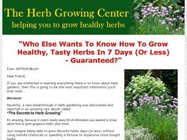 Go to: The Secrets To Herb Growing