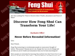 Go to: Feng Shui - Tips To Enhance & Harmonize Any Home Or Business!