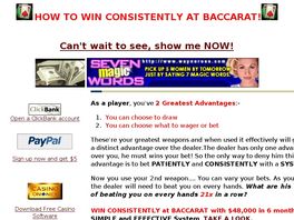Go to: How To Win Consistently At Baccarat.