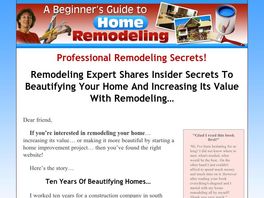 Go to: Home Remodeling Guide & AudioBook.