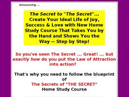 Go to: Secrets Of The Secret Course