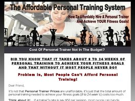 Go to: The Affordable Personal Training System