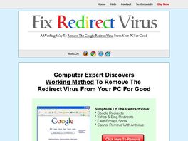 Go to: Google Redirect Virus Removal Tool - Huge Demand