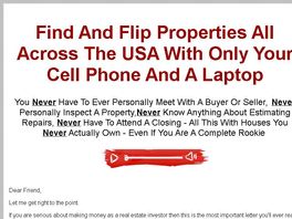 Go to: Cris Chico's "flip To Get Rich" - Top Converting Real Estate Product
