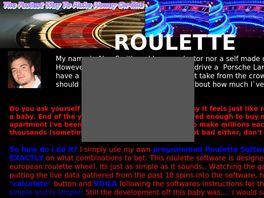 Go to: RouletteWinner Software.