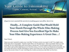 Go to: Your Guide To Film Making