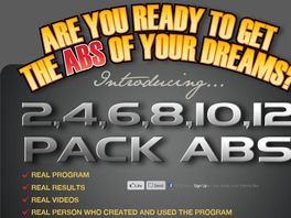 Go to: 2,4,6,8,10,12 Pack Abs