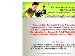 Go to: Fitness Marketing Secrets Revealed EBook.