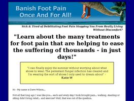 Go to: Banish Foot Pain Once & For All - * $13.58 Payout! 55% Commission!