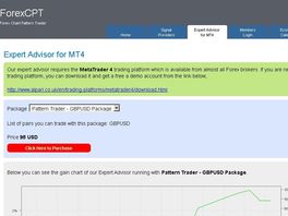 Go to: Pattern Trader - EA / Robot