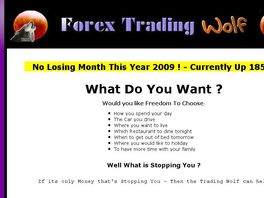 Go to: Forex Trading Wolf - Automated Currency Trading Robot.