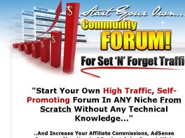Go to: Start your own community forum!