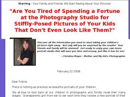 Go to: Childrens Photography! : No More Portrait Studio!