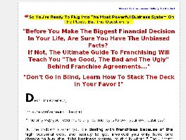 Go to: Franchises Uncovered: The Truth Behind The Franchising Industry