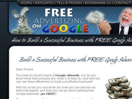 Go to: Free Advertising On Google.