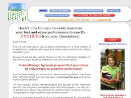 Go to: Freshstart - Improve Study Habits And Exam Results In One Hour