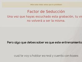 Go to: Factor De Seduccion