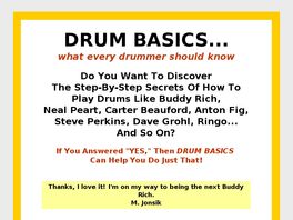 Go to: Drum Basics - 75% Conversion.