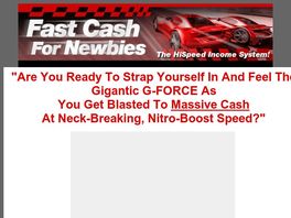 Go to: Fast Cash For Newbies System- High Converting & 75% Payout!
