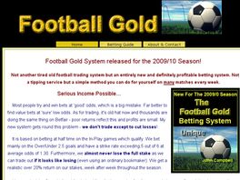Go to: Unique Football Lay Betting System.