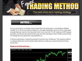 Go to: Fxtradingmethod.com - The Best Short-term Forex Trading Strategy