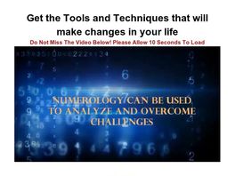 Go to: Numerology Secret Numbers - Build Your Own Numerological Forecast