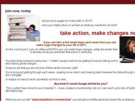 Go to: Action is Addictive Membership
