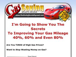 Go to: Gas Saving Tricks & Techniques + Run Your Car On Water Plans.