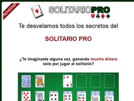 Go to: Solitario Pro / Gana Dinero Jugando Al Solitario.