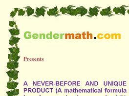 Go to: Gendercounter - Use simple mathematics for gender prediction.