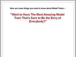 Go to: A Genial way to use your time, Model Trains