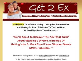 Go to: Get2ex - Get Your Ex Back