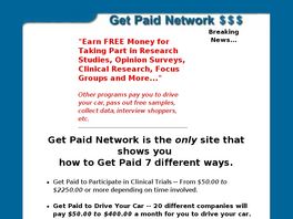 Go to: Get Paid Network