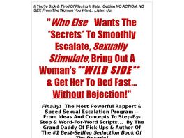 Go to: Sexual Escalation Secrets