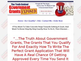Go to: The Truth Behind Government Grants.