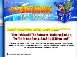 Go to: The Ultimate IM Pack - Huge $102.08/sale On Front-end Alone!