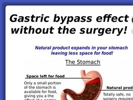 Go to: Gastric Bypass Effect Naturally Without The Surgery - Save Thousands!