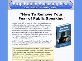 Go to: Stop Public Speaking Fear.