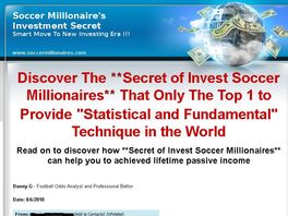 Go to: Soccer Bible - Secret Of Invest Soccer Millionaires
