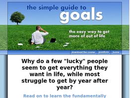 Go to: The Simple Guide to Goals