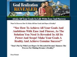 Go to: Goal Realization Revealed