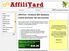 Go to: AffiliYard Webmaster Downloads.