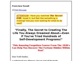 Go to: Science Of Being Secrets