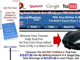 Go to: World's Best Football Betting Guide! 50% Comm!