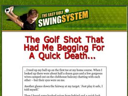 Go to: Easy Golf Swing System :: 75% Commision