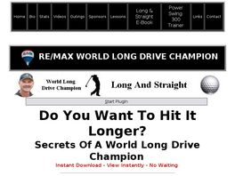 Go to: Long And Straight - Secrets Of A Golf Long Drive Champion