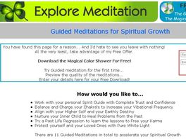 Go to: 11 X Guided Meditations For Spiritual Growth + 18 Free Ebooks