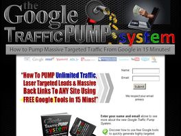 Go to: The Google Traffic Pump System.