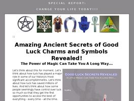 Go to: Good Luck Charms And Symbols Secrets Revealed