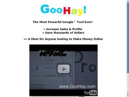Go to: New Product Available = Goohay! 2.0